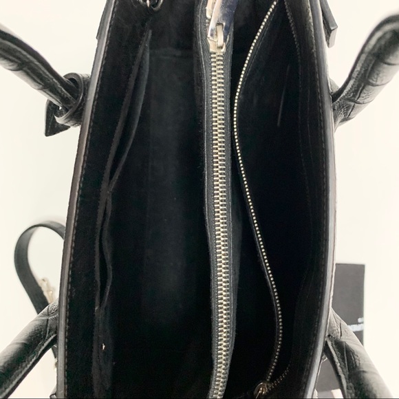 Saint Laurent Small Croc Embossed Sac de Jour - Picture 13 of 14